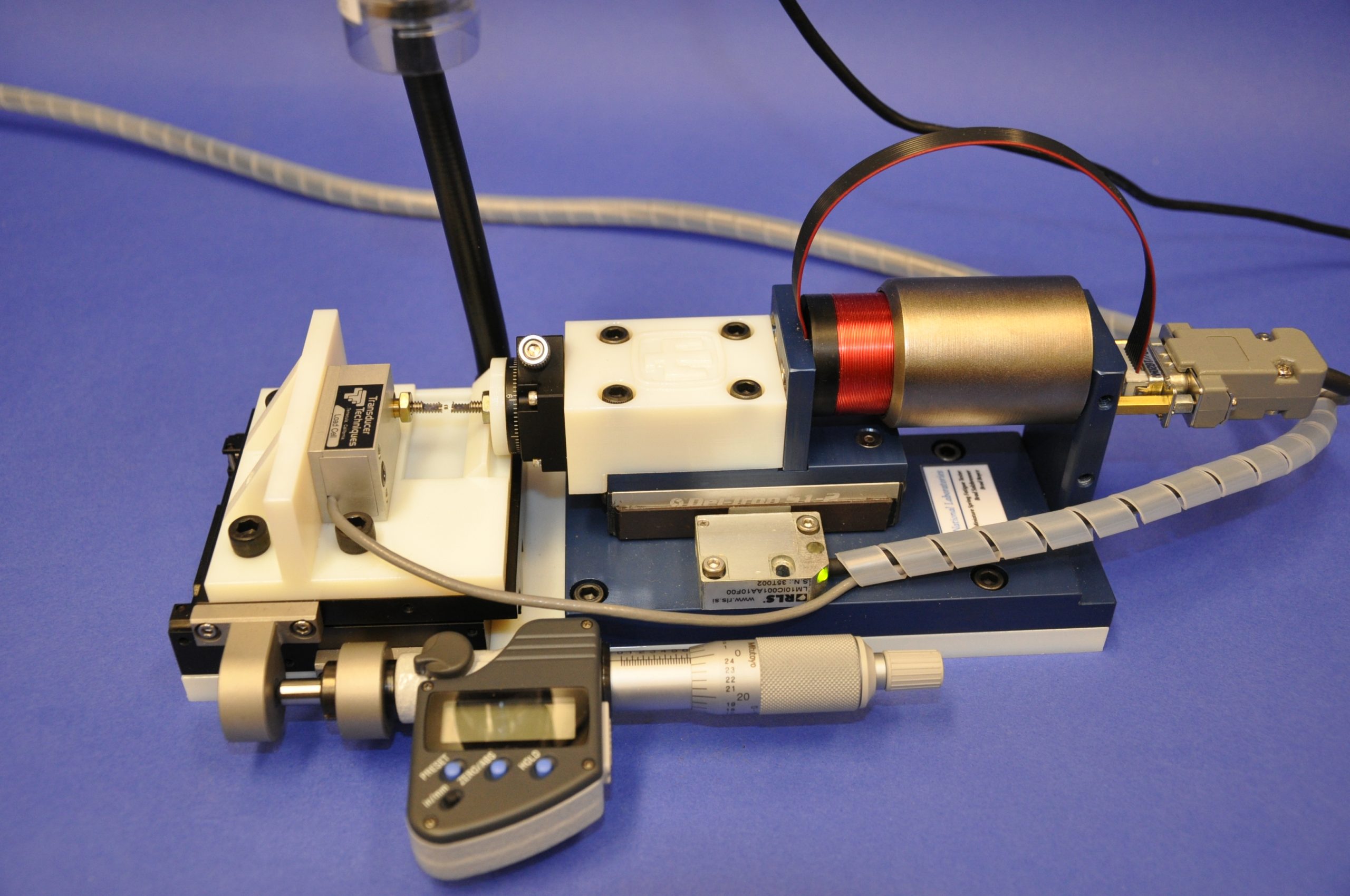 Miniature Spring Performance Tester